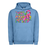 Pigment Pebble Blue fight cancer in all colors Urban Hoodie - NancyCooperArtShop