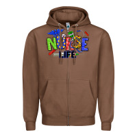 Chestnut autism nurse life Zipper Hoodie - texasbilliewilder