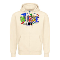 Sandshell autism nurse life Zipper Hoodie - texasbilliewilder