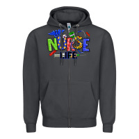 Smoke autism nurse life Zipper Hoodie - texasbilliewilder