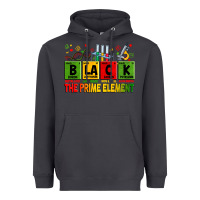Smoke black the prime element Heavyweight Hoodie - Zillion Design Studio
