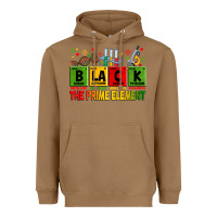 Toasted Coconut black the prime element Heavyweight Hoodie - Zillion Design Studio