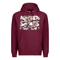 Burgundy milky camouflage Premium Hoodie - BarkalooDesign
