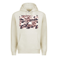 Oatmeal Heather milky camouflage Premium Hoodie - BarkalooDesign