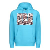 Ocean Blue milky camouflage Premium Hoodie - BarkalooDesign