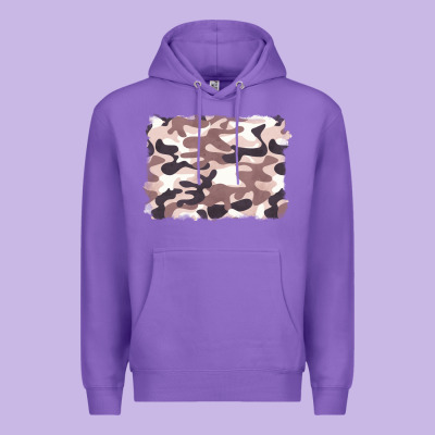 Milky Camouflage Premium Hoodie Designed By Barkaloodesign