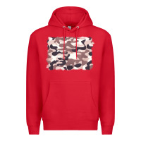 Red milky camouflage Premium Hoodie - BarkalooDesign