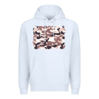 White milky camouflage Premium Hoodie - BarkalooDesign