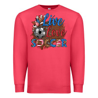 Cardinal live love soccer Premium Sweatshirt - HRA Design Shop
