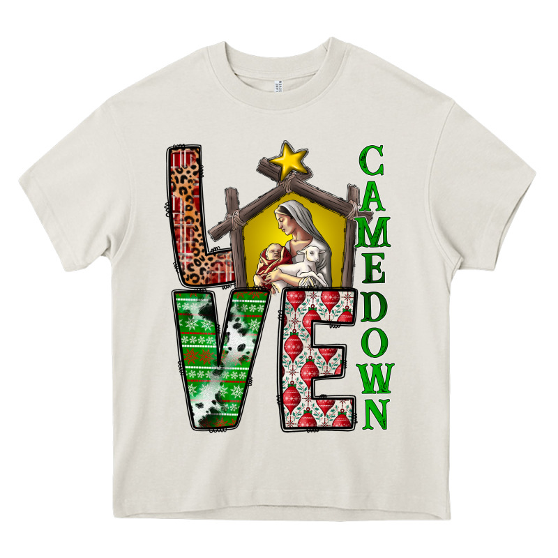 Love Come Down Heavy Core Tee by CowhideDigitalArt | Teevron