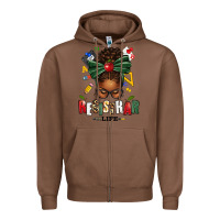 Chestnut registrar life afro messy bun Zipper Hoodie - texasbilliewilder
