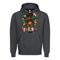 Smoke registrar life afro messy bun Zipper Hoodie - texasbilliewilder
