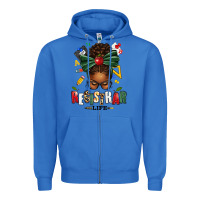 True Royal registrar life afro messy bun Zipper Hoodie - texasbilliewilder