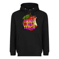 Black Trick or Teach Heavyweight Hoodie - texasbilliewilder