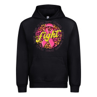 Black fight breast cancer Urban Hoodie - NancyCooperArtShop