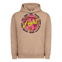 Pigment Burro fight breast cancer Urban Hoodie - NancyCooperArtShop