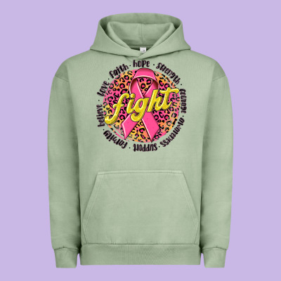 Fight Breast Cancer Urban Hoodie Designed By Nancycooperartshop