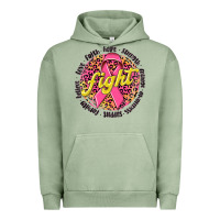 Pigment Oil Green fight breast cancer Urban Hoodie - NancyCooperArtShop