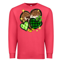 Cardinal St. Patrick's Day hearts Premium Sweatshirt - Neo Western