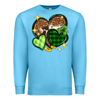 St. Patrick's Day Hearts Premium Sweatshirt | Teevron