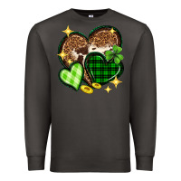 Smoke St. Patrick's Day hearts Premium Sweatshirt - Neo Western