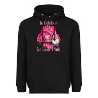 Black breast cancer awareness pink truck gnomes Heavyweight Hoodie - RanaPortraitStore