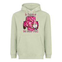 Matcha breast cancer awareness pink truck gnomes Heavyweight Hoodie - RanaPortraitStore