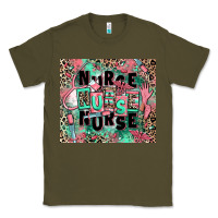 Army Green nurse Classic Tee - RanaPortraitStore