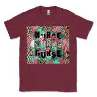Burgundy nurse Classic Tee - RanaPortraitStore
