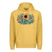 Antique Gold god is good all the time Premium Hoodie - NancyCooperArtShop