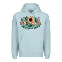 Blue Mist god is good all the time Premium Hoodie - NancyCooperArtShop