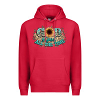 Cardinal god is good all the time Premium Hoodie - NancyCooperArtShop