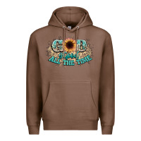 Chestnut god is good all the time Premium Hoodie - NancyCooperArtShop