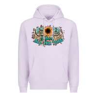 Lilac god is good all the time Premium Hoodie - NancyCooperArtShop