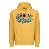 Mustard god is good all the time Premium Hoodie - NancyCooperArtShop