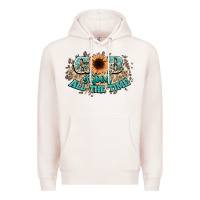 Pale Pink god is good all the time Premium Hoodie - NancyCooperArtShop