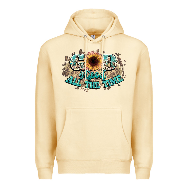 God Is Good All The Time Premium Hoodie by NancyCooperArtShop | Teevron