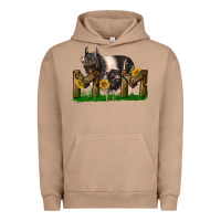 Pigment Burro Western Mom With Hampshire Pig And Baby Pig Urban Hoodie - LillyAllenDesigns