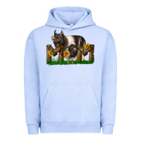 Pigment Grape Ice Western Mom With Hampshire Pig And Baby Pig Urban Hoodie - LillyAllenDesigns