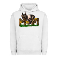Pigment Lunar Rock Western Mom With Hampshire Pig And Baby Pig Urban Hoodie - LillyAllenDesigns