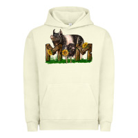Pigment Pistachio Western Mom With Hampshire Pig And Baby Pig Urban Hoodie - LillyAllenDesigns