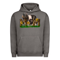 Pigment Tornado Western Mom With Hampshire Pig And Baby Pig Urban Hoodie - LillyAllenDesigns