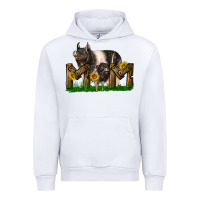 White Western Mom With Hampshire Pig And Baby Pig Urban Hoodie - LillyAllenDesigns
