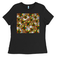 Black juneteenth sunflowers Ladies Tee - BarkalooDesign