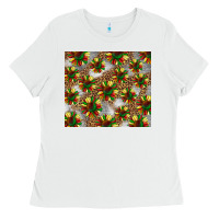 White juneteenth sunflowers Ladies Tee - BarkalooDesign