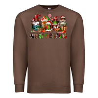 Chestnut merry christmas coffee afro gnomies Premium Sweatshirt - FaDigitalArtStudio