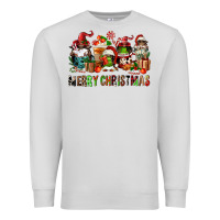 Dove Grey merry christmas coffee afro gnomies Premium Sweatshirt - FaDigitalArtStudio