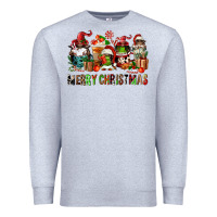 Heather Grey merry christmas coffee afro gnomies Premium Sweatshirt - FaDigitalArtStudio