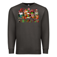 Smoke merry christmas coffee afro gnomies Premium Sweatshirt - FaDigitalArtStudio