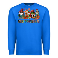 True Royal merry christmas coffee afro gnomies Premium Sweatshirt - FaDigitalArtStudio